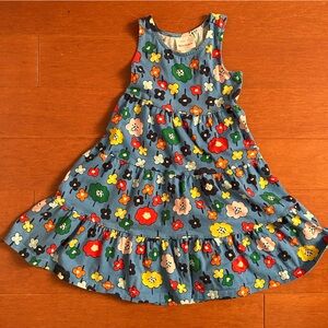 Hanna Andersson Floral Diaper Cover - Blue and Multicolor